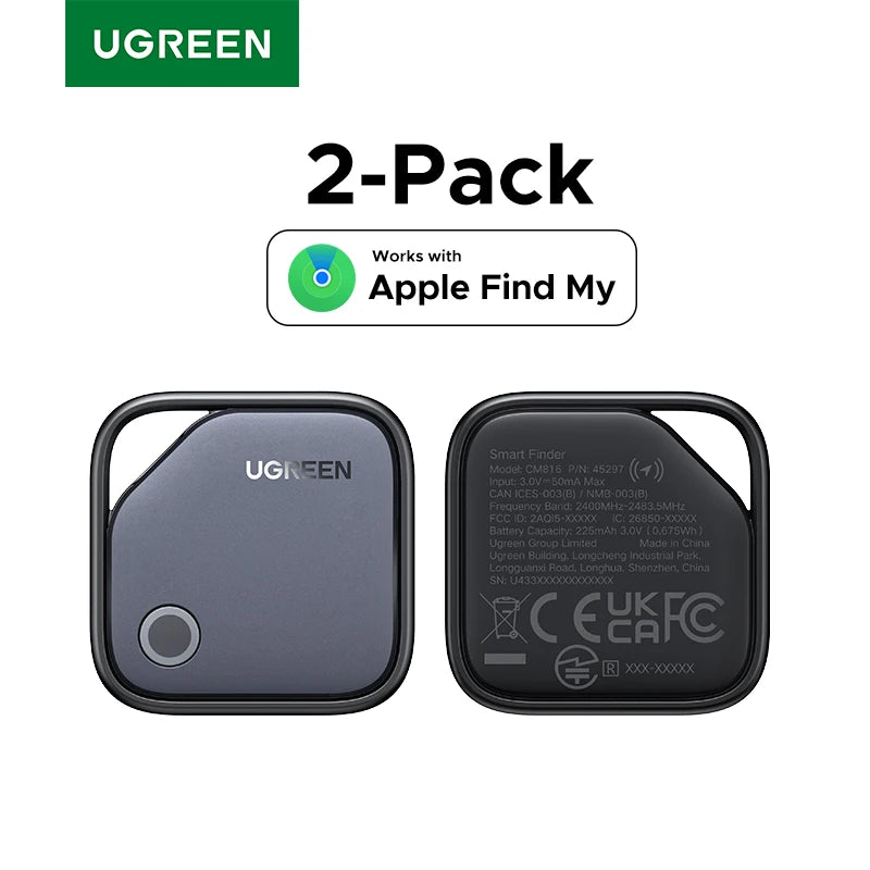 Smart Tag Bluetooth Tracker, Keys Finder Item Locator Smarttag up to 2 Year Battery for Iphone Apple Find My (Only IOS)